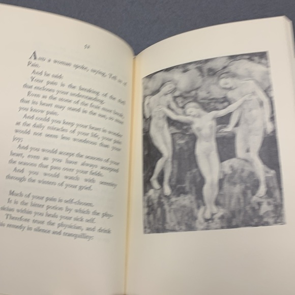 The Prophet by Khalil Gibran Hardcover Book with Original Dust Jacket 🛑 - Picture 10 of 16